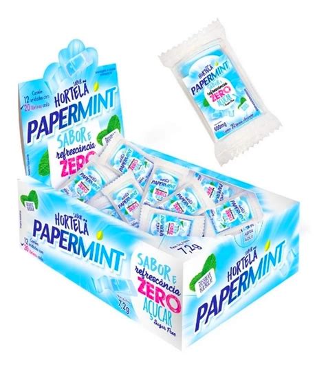 1 Caixa Paper Lâminas Refrescante Sexo Oral Sem Açúcar Mercado Livre