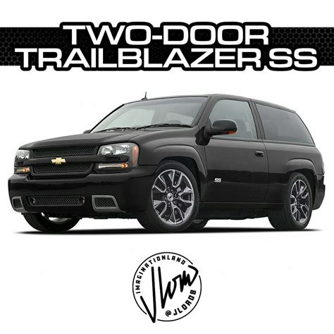 Chevrolet Trailblazer Ss Rendered With Three Doors And Six Lug Wheels