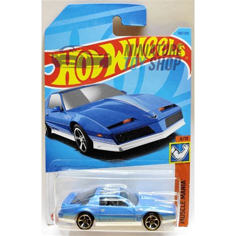 Pontiac Firebird Blue Hot Wheels Mainline Miniature Toy Shop