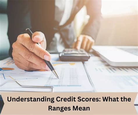 Understanding Credit Scores Ranges What The Ranges Mean