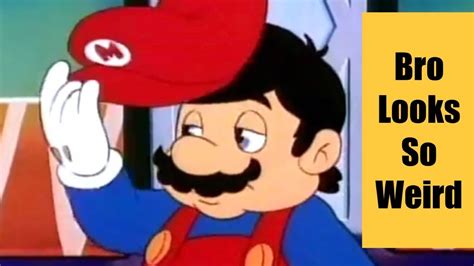 Mario Without A Hat In The Super Mario Bros Super Show He Looks Weird