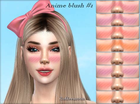 Anime Blush N1 By Coffeemoon From Tsr • Sims 4 Downloads