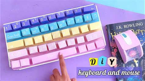 How To Make Keyboard And Mouse Handmade Keyboard And Mouse Diy