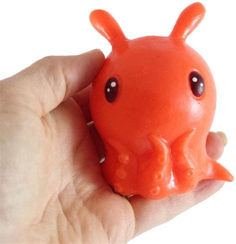 Flapjack Octopus Cute Sea Creatures Stretchy And Squeezy Toy Crunchy