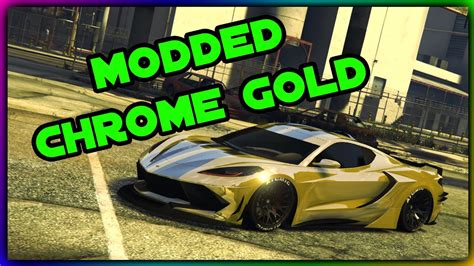 Gta 5 Modded Chrome Gold Crew Color Crew Color Update Youtube