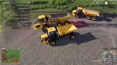 Fs19 Mining And Construction Economy Map Jcb Dumpers Pack First Test