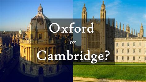 Oxford Vs Cambridge Scholarship Positions 2023 2024