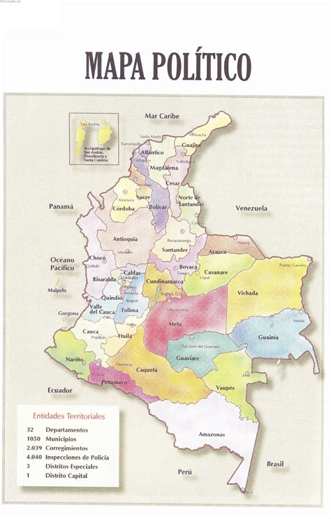 See full list on es.wikipedia.org El Mapa Politico De Colombia