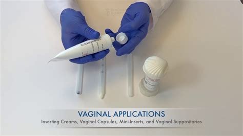 Vaginal Applications Inserting A Medication Vaginally YouTube