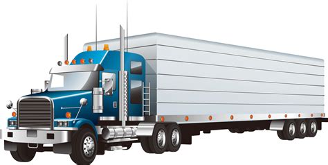 Download Trailer Truck Vector Png Full Size Png Image Pngkit