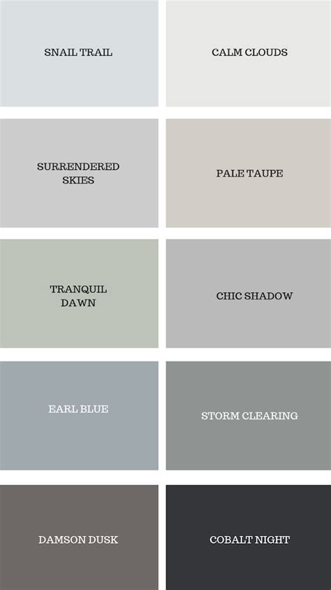 The Different Shades Of Gray And White Are Shown In This Color Scheme