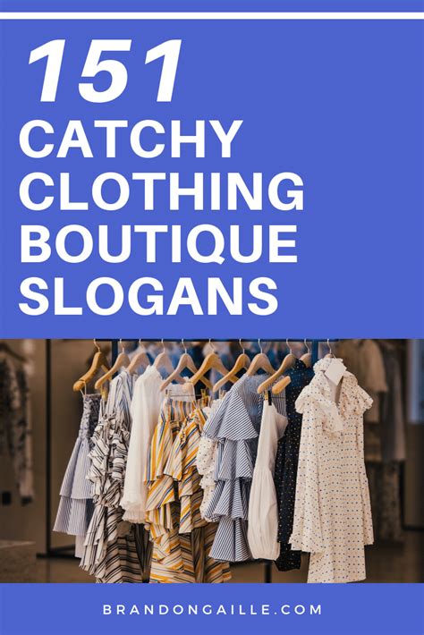 Catchy Boutique Slogans And Taglines Boutique Names Fashion