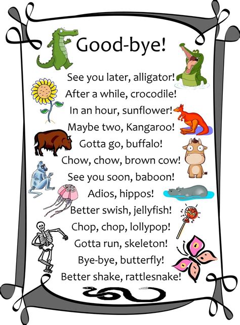Free Printable Goodby Book Template
