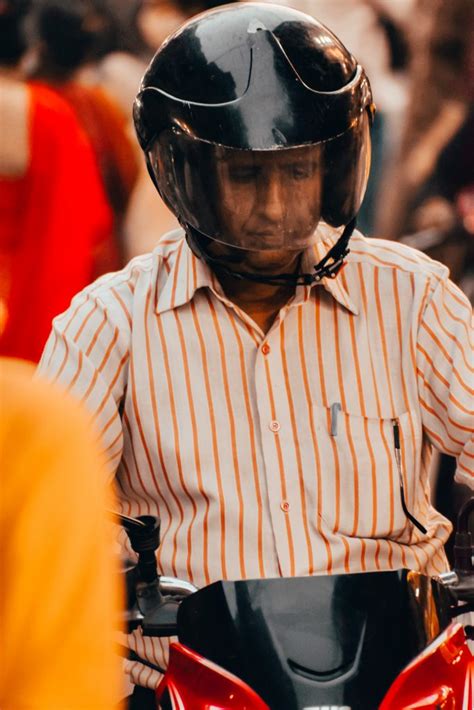 Portrait Of Man Riding A Bike Pixahive