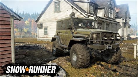 Snowrunner Gameplay ☢️ Scout Khan 39 Marshall Off Road Youtube