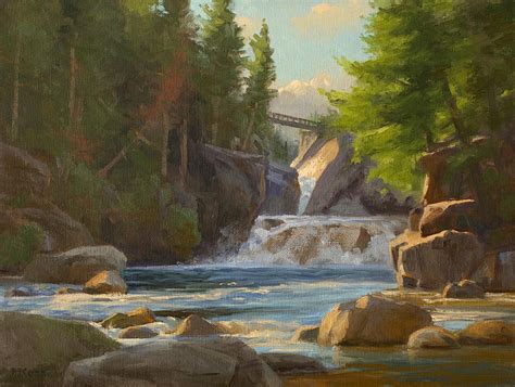Adirondack Gorge Painting By Marianne Kuhn