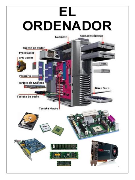 Componentes Físicos De Un Ordenador Unidad De Estado Sólido Disco Duro