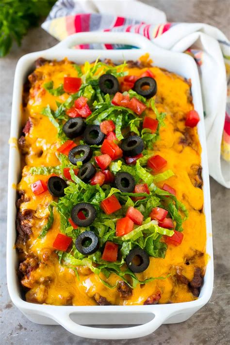 Layered Taco Casserole With Doritos This Taco Casserole Recipe Is Such