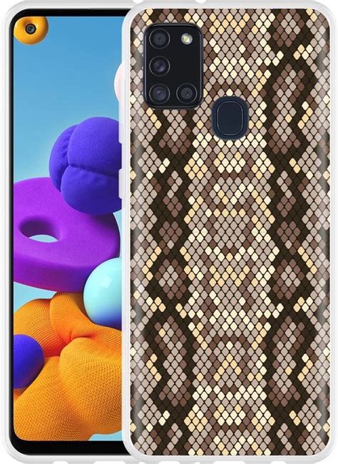 Samsung Galaxy A21s Hoesje Snakeskin Pattern