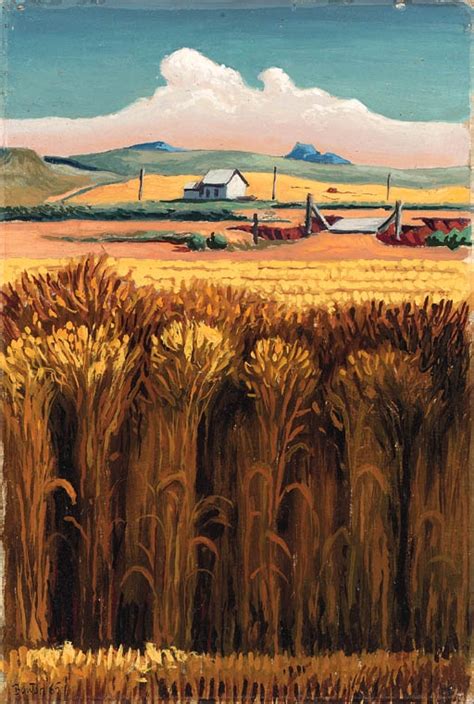 Thomas Hart Benton‏ Montana Wheat 1965 1968 Mutualart