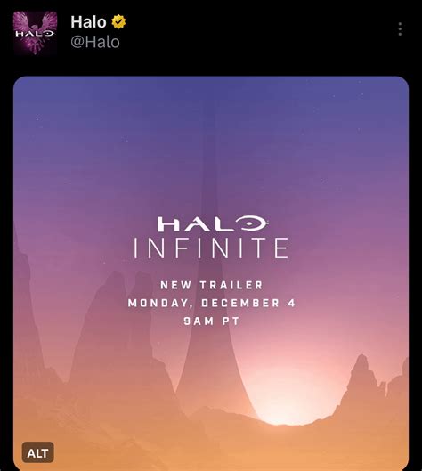 New Halo Infinite Trailer Coming Monday December 4th Rhalo