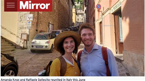 Amanda Knox A Perugia Dopo Anni Gita A Gubbio Con Raffaele Sollecito