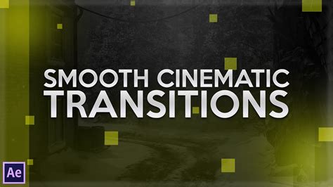 After Effects Tutorial Cinematic Transitions Youtube