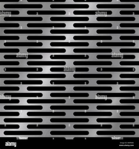 Dark Abstract Background Seamless Metal Texture With Holes Vector