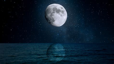 Wallpaper Water Sky Atmosphere Moon World Nature Natural