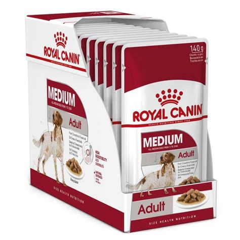 Royal Canin Medium Adult Dog Food Gravy 10 Pouches
