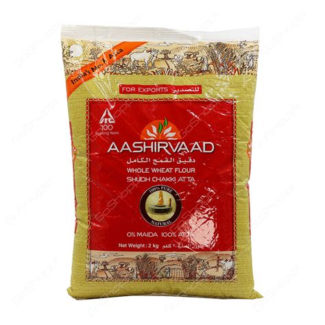 Aashirvaad Whole Wheat Flour 2 Kg Buy Online