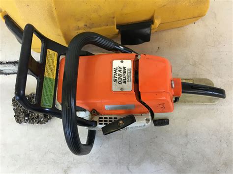 Mixing the right ratio (which varies by model) is critical in order to. Stihl 038 AV 038AV Super Electronic Quickstop Chainsaw Gas Chain Saw 20" w Case | eBay