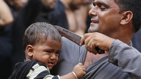 Shiite Muslims Cut Babies And Children With Knives On Ashura Holy Day