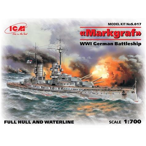 Markgraf Wwi German Battleship 1700