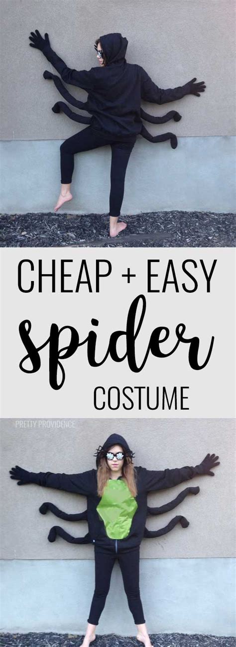Cheap And Easy Diy Spider Costume Pretty Providence