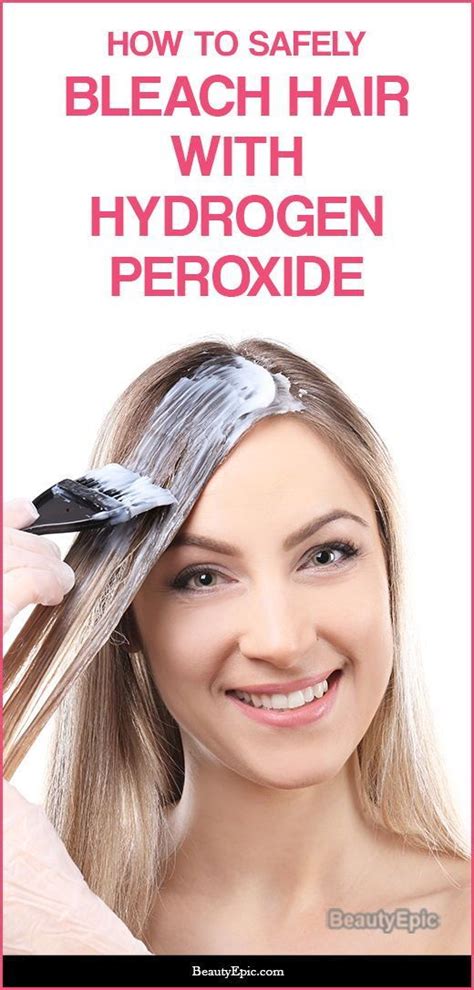 Hydrogen peroxide releases oxygen when applied. How to Safely Bleach Your Hair with Hydrogen Peroxide ...
