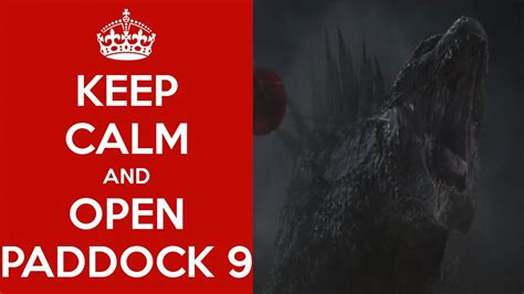 Open Paddock 9 Jurassic World Godzilla Style Youtube