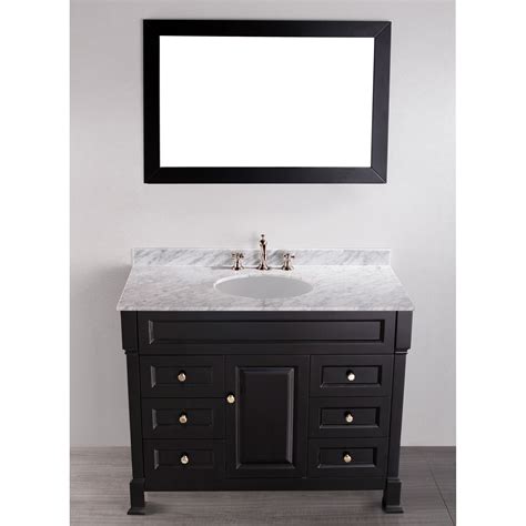 They are great for adding a little bit of ambiance in your bathroom, while also creating a sense of space around you. Bosconi Contemporary 43" Single Bathroom Vanity Set with ...