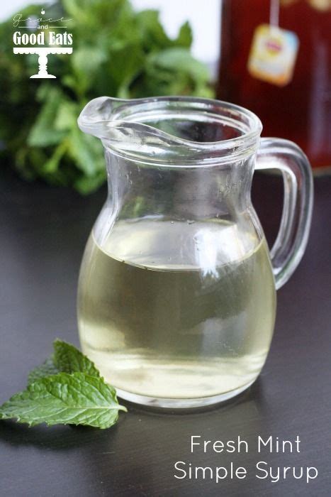 Mint Simple Syrup Recipe Mint Simple Syrup Simple Syrup Mint