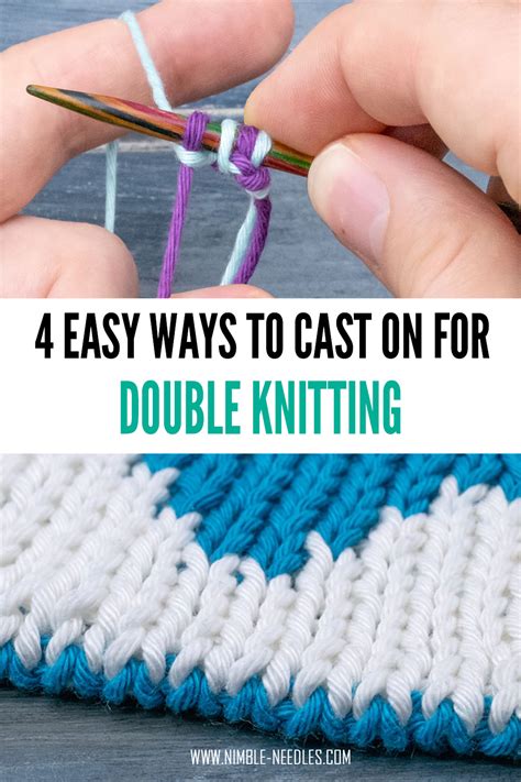 The Best Invisible Cast On For Double Knitting 4 Easy Methods Video