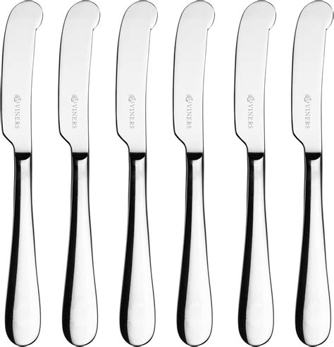 Viners Select 180 Stainless Steel Butter Knives Set Of 6 Silver 27