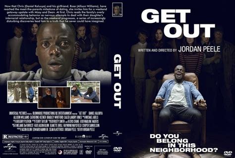 Get Out 2017 Dvd Custom Cover Dvd Cover Design Custom Dvd The