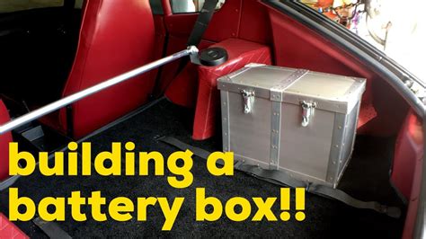 How To Make An Aluminum Battery Box Youtube