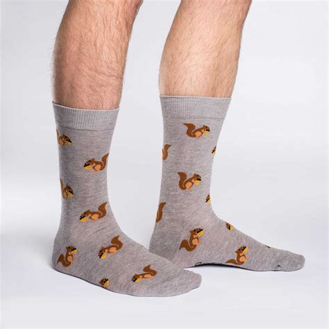 Men S Squirrel Socks Good Luck Sock