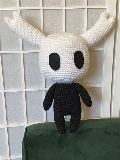Handmade Hollow Knight Plush Cute Crochet Hollow Knight Etsy