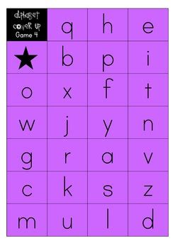 This option will take your list and reverse the order in which each term is listed. Alphabet Cover Up - FREE Alphabetical Order Printable Game ...