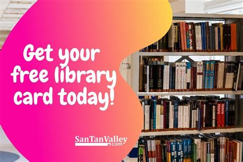 Free for commercial use high quality images. Get Your Free Library Card! - San Tan Valley News & Info - SanTanValley.com