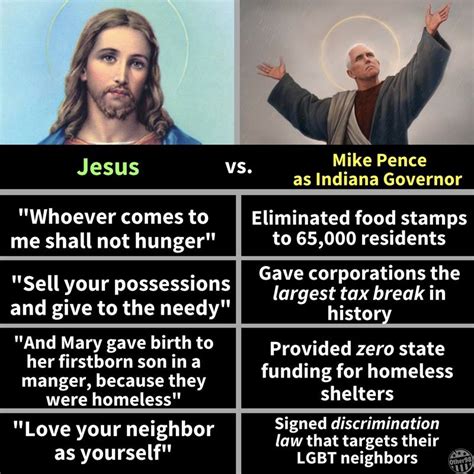 Jesus Vs Mike Pence Rpoliticalhumor
