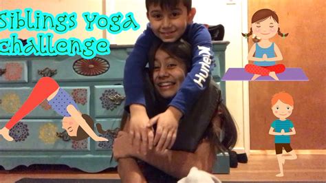 Siblings Yoga Challenge 🧘‍♀️ Youtube