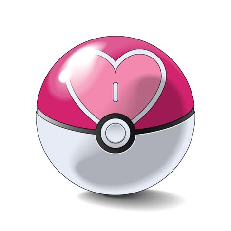 Pokeball Clipart Heart Pokemon Love Ball Png Free Transparent Images